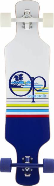 Ocean Pacific Drop Through 36'' Longboard Complete Offshore Navy