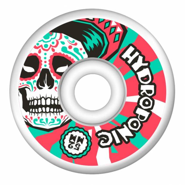 Hydroponic Mexican Skull 2.0 Gördeszka Kerék -Hydroponic Mexican Skull 2.0 Gördeszka Kerék 52mm - Fehér/Piros Fehér/Piros